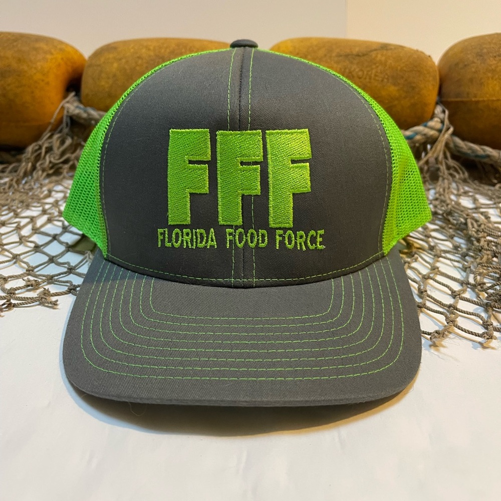 NWOT Mens FFF Florida Food Force Trucker Cap Hat